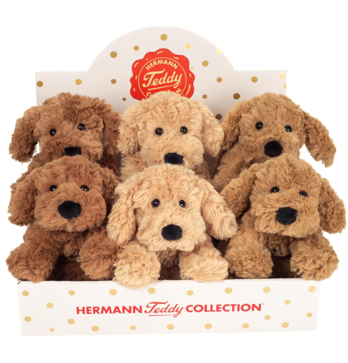 Peluche Chien articulé brun HERMANN TEDDY
