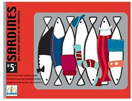 Jeu de cartes Sardines DJECO