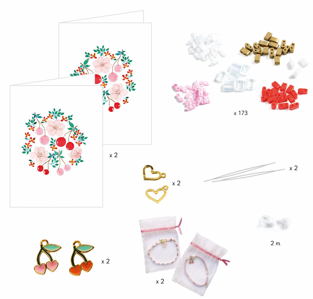 Duo Bijoux à créer Tila et Cerise DJECO