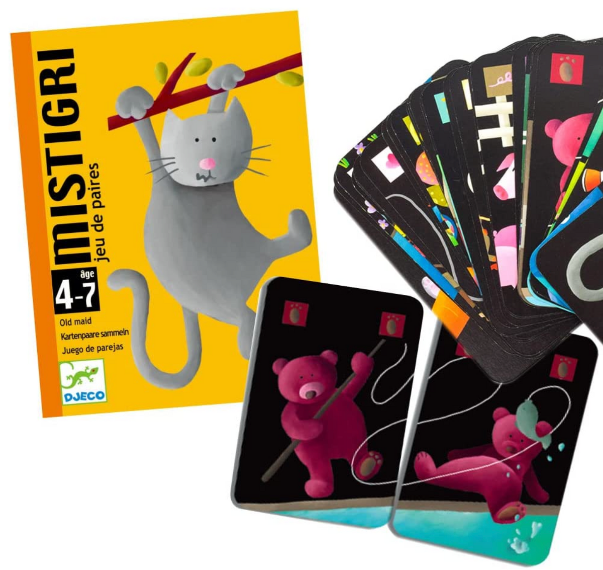 Jeu de cartes Mistigri DJECO