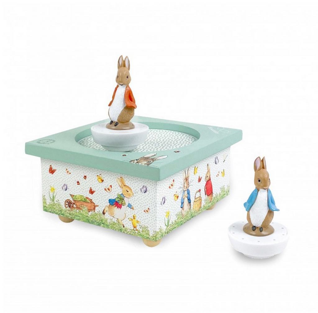 Boîte à musique Peter Rabbit jardin TROUSSELIER
