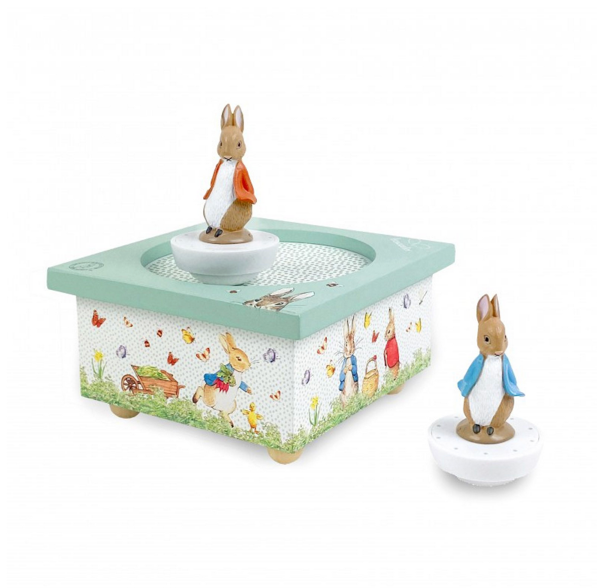 Boîte à musique Peter Rabbit jardin TROUSSELIER
