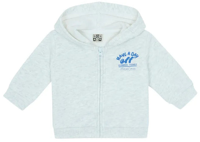 Sweat DAYOFF gris chiné BONTON