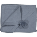Couverture en cachemire Bleu gris