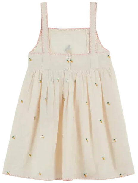 Robe brodée citron EMILE ET IDA