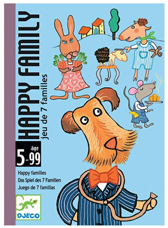 Jeu de cartes Happy Family DJECO