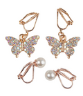 2 paires boucles d'oreille à clipser GREAT PRETENDERS