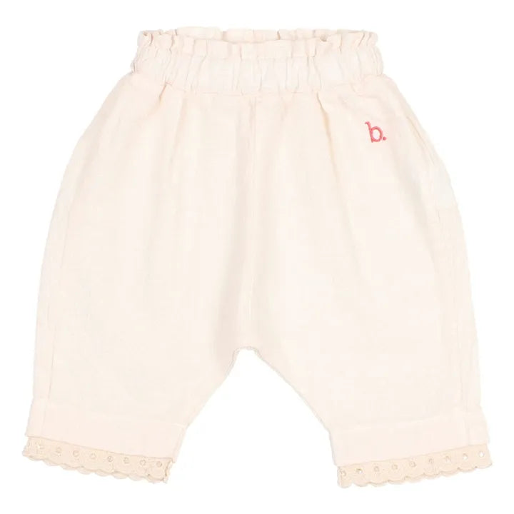 Pantalon BB dentelle cream pink BUHO