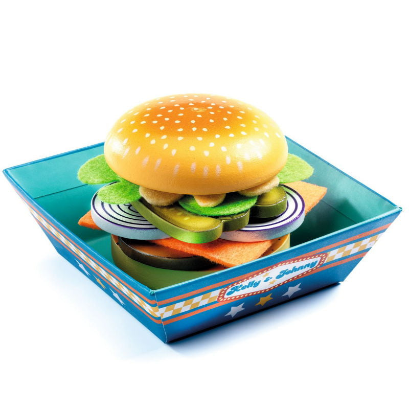 KELLY & JONNY Jouer à préparer des burgers DJECO