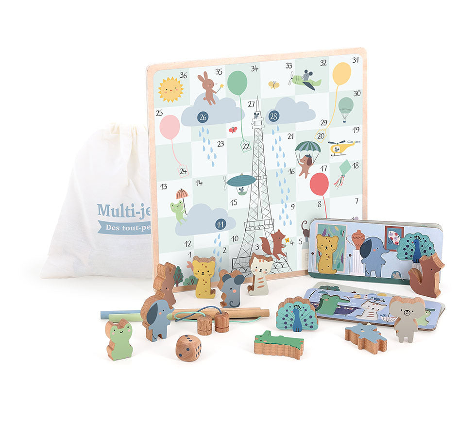 Jeu des tout petits multi-jeux Sarah Betz VILAC